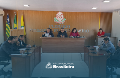 13ª Sessão Ordinária da Câmara Municipal aprova importantes deliberações para Brasileira-PI