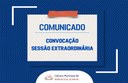 Convocação sessões extraordinárias 01 e 02/2023 Convocação sessões extraordinárias 01 e 02/2023