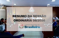 Exonerações, previdência dos servidores e demandas da população pautam debates na 8ª Sessão Ordinária da Câmara de Brasileira