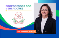 Vereadora Carmosina Menezes propõe criação de Unidade Básica de Saúde Veterinária em Brasileira